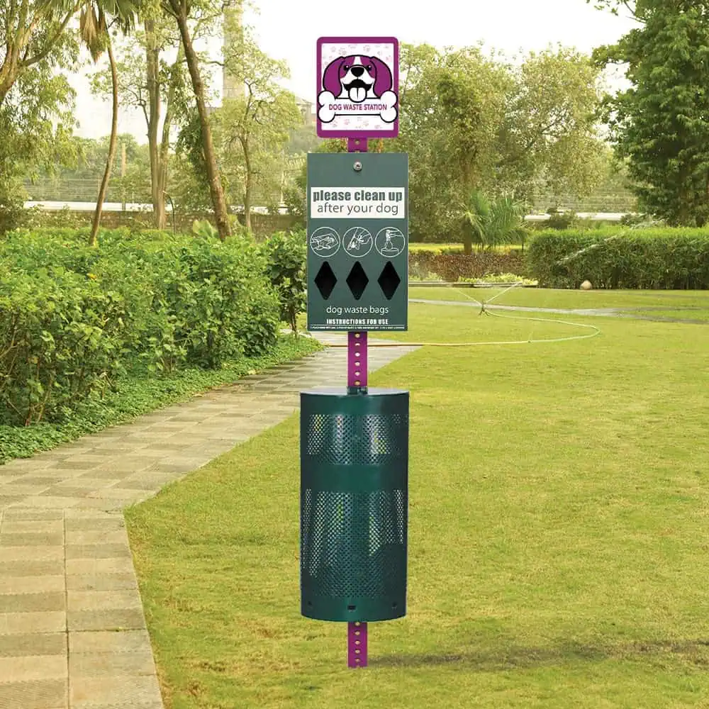 Pet waste station installed at a Cincinnati apartment community